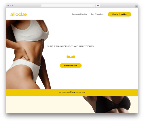 AlloClae theme WordPress - alloclae.com
