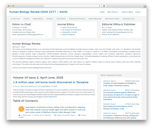 AskBug top WordPress theme - humanbiologyjournal.com