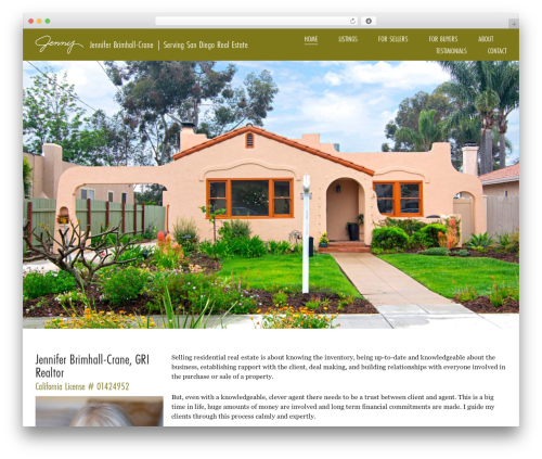 Astra free WP theme - jenniferbrimhall.com