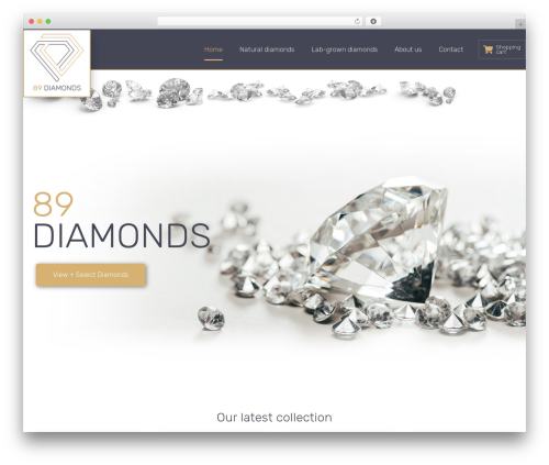 Astra theme WordPress - 89diamonds.com
