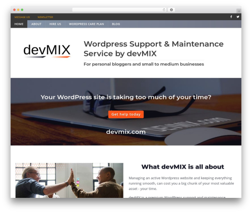 devMIX Theme WordPress theme - devmix.com