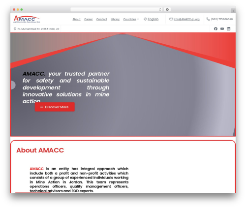 Pixfort likes WordPress plugin - amacc-jo.com