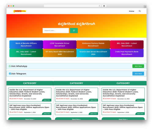 GeneratePress WordPress theme - karnatakarajya.com