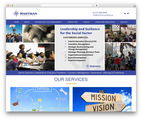 i-excel theme WordPress - hartmanconsulting.org
