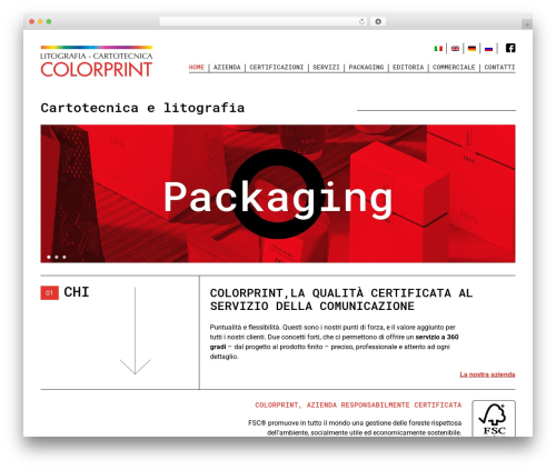 IPW theme WordPress - colorprintcarpenedolo.com