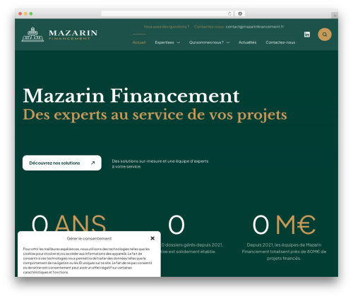 MLab theme WordPress - mazarinfinancement.fr