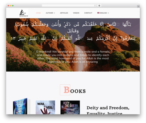 Odrin WordPress theme - shukranpublishing.com
