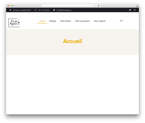POCO WordPress theme - fromapero.ch POCO WordPress theme - fromapero.ch