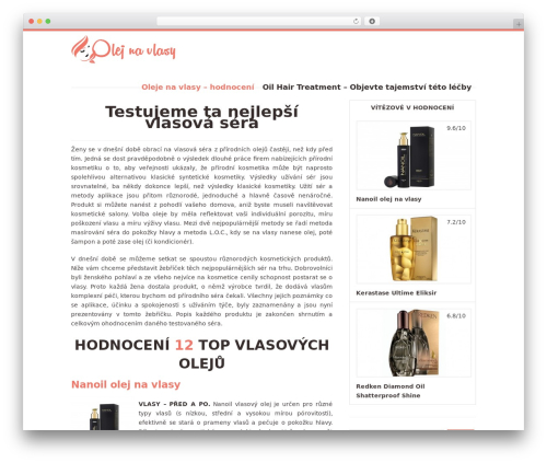 Pureview theme WordPress - olejnavlasy.com