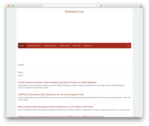 Superfast theme WordPress - edumasti.com