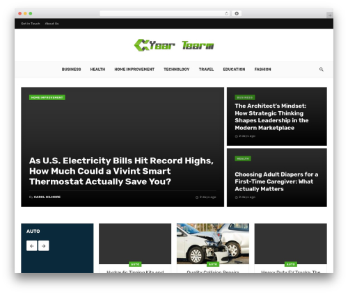 The Next Mag WordPress blog theme - yeartearm.com