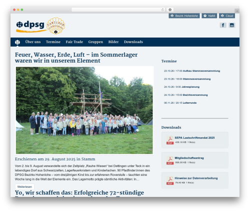 Theme WordPress DPSG | Wordpress | 2.4 - dpsg-schrozberg.de