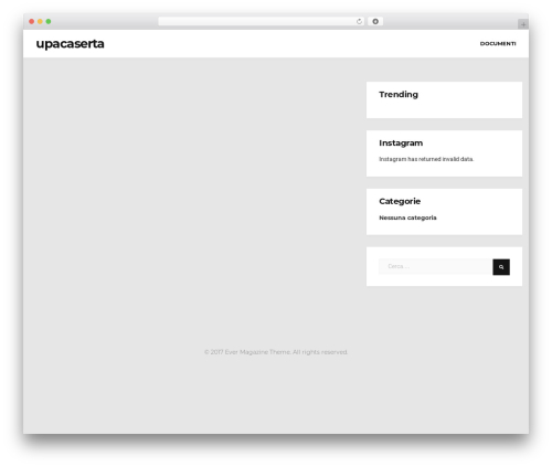 Theme WordPress Ever - upacaserta.it