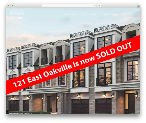 WordPress theme DynamiX - 121eastoakville.com