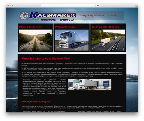 WordPress theme Starter 1 - kacztrans.pl