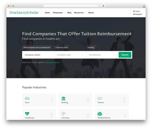 Workscout core WordPress plugin - onesavvyscholar.com