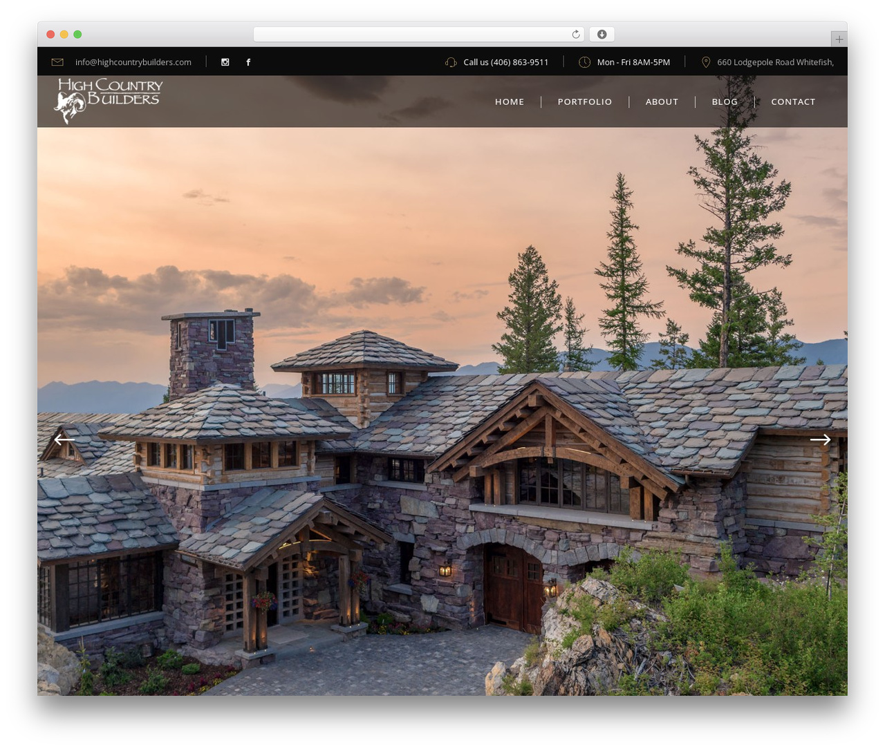 WP theme Ratio - highcountrybuilders.com