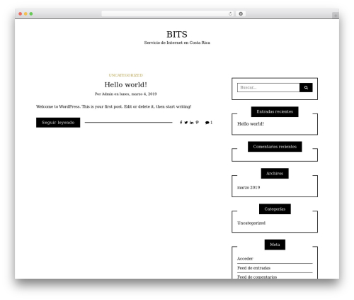 Writee free WordPress theme - bitslatam.com