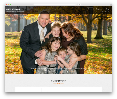 Andy WordPress theme - andyreisman.com