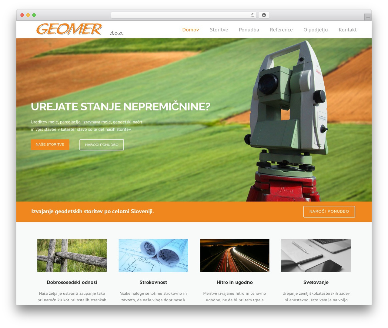 Construction WordPress theme - geomer.si Construction WordPress theme - geomer.si
