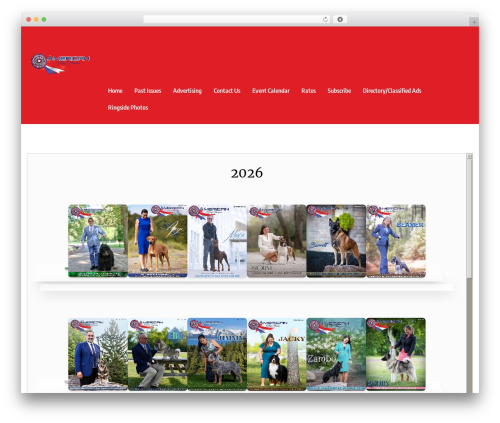 Errin WordPress theme - americandogfancier.com