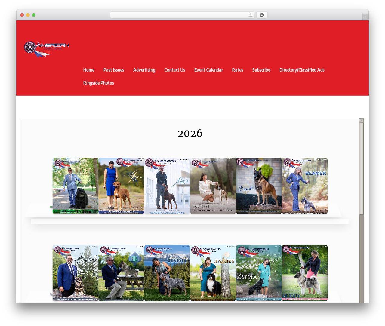 Errin WordPress theme - americandogfancier.com Errin WordPress theme - americandogfancier.com