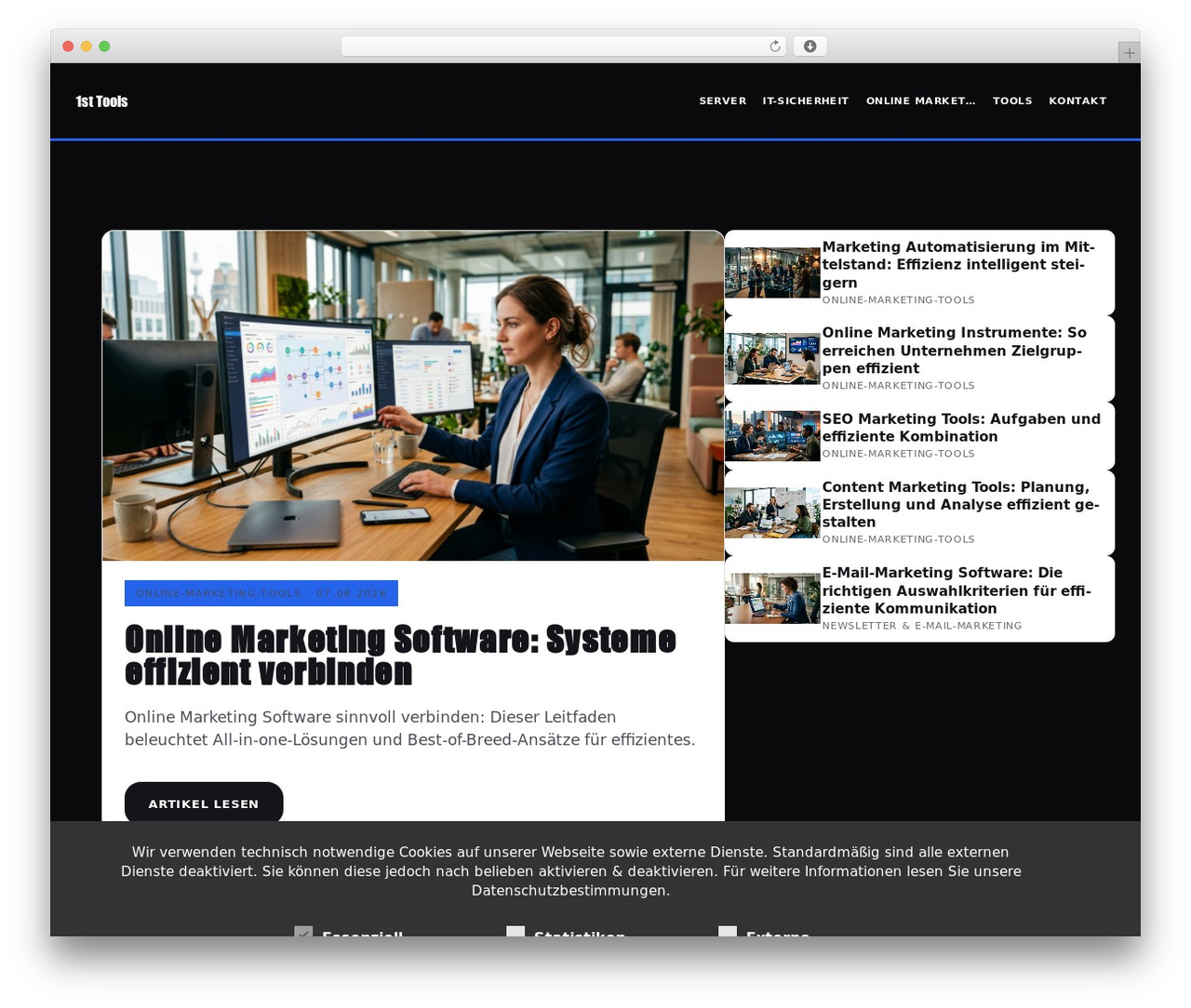 GeneratePress WordPress theme - 1st-tools.de