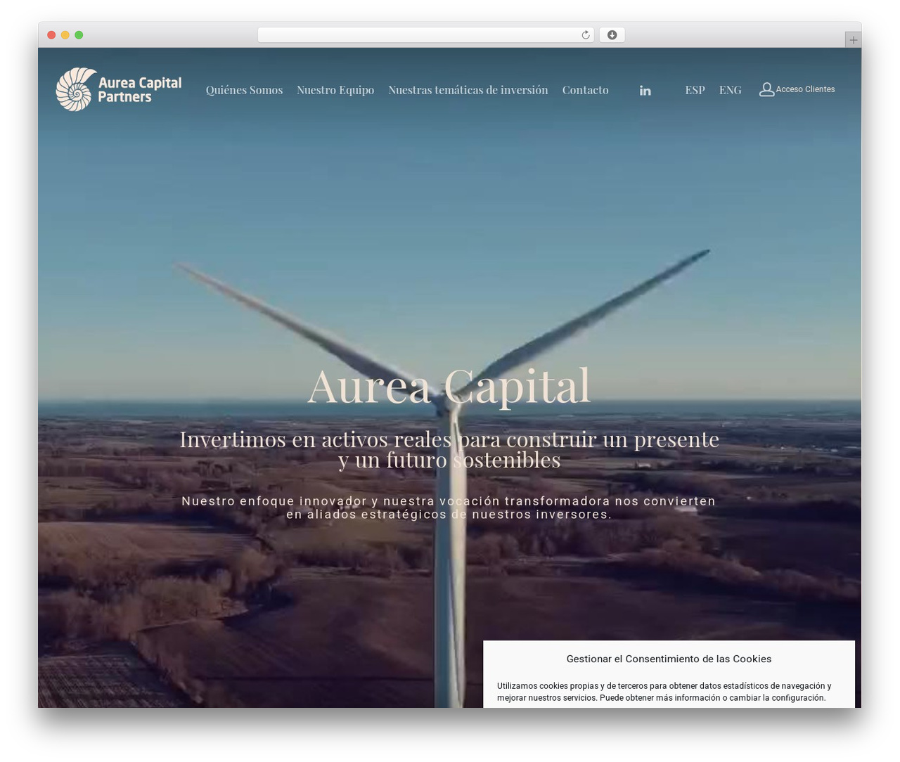 Salient theme WordPress - aureacapital.com