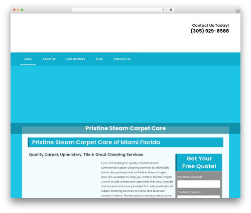 Theme WordPress OceanWP - miamisteamcarpetcleaning.com