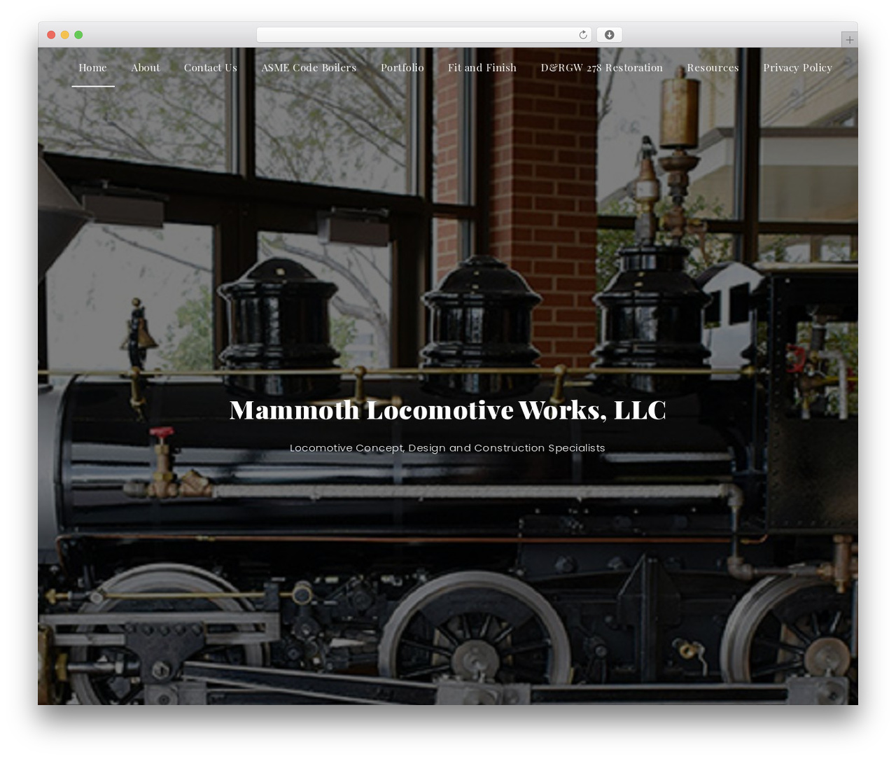 WordPress theme Builder Lite - mammothlocomotiveworks.com WordPress theme Builder Lite - mammothlocomotiveworks.com