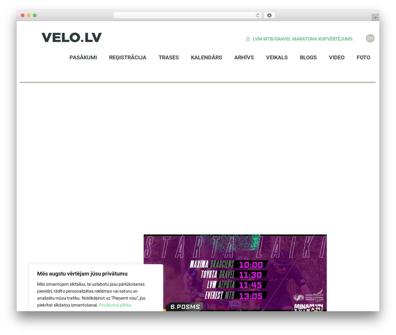 WordPress theme Hello Elementor - velo.lv