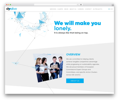AM2 Theme WordPress theme - dyvolve.com