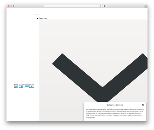 Bricks WordPress theme design - elektrotechniekdepauw.be