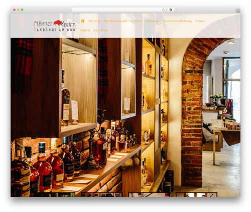 Divi theme WordPress - maennerladen24.de