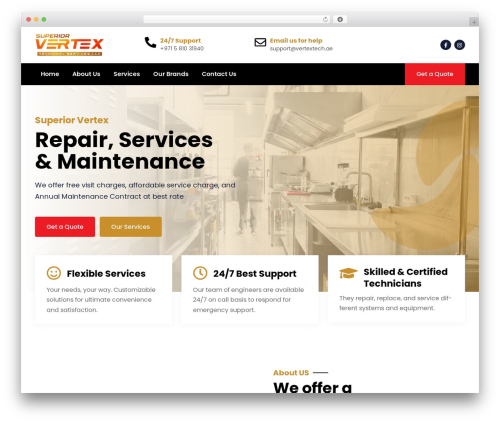 Itechie WP theme - vertextech.ae