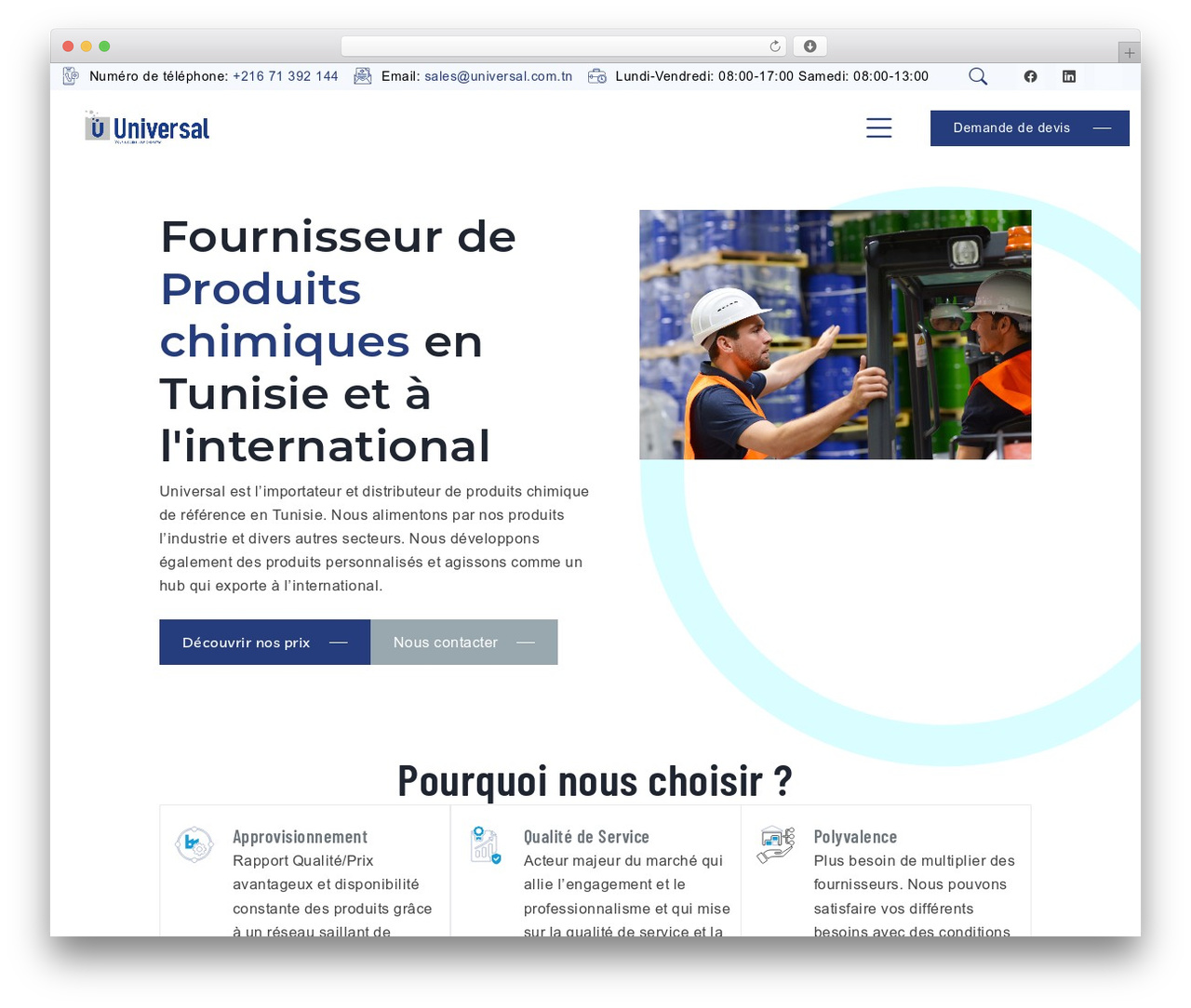 Labortech WordPress theme - universal.com.tn Labortech WordPress theme - universal.com.tn
