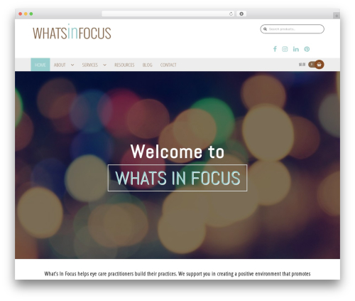 Pharmacy theme WordPress - whatsinfocus.com