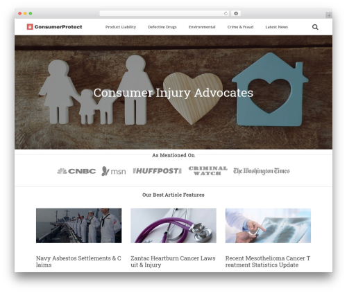 Subverse WordPress theme - consumerprotect.com
