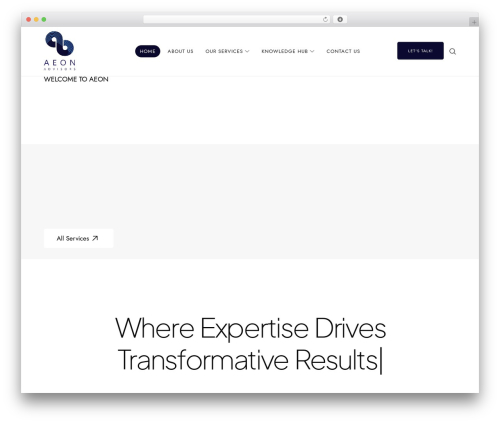Theme WordPress Consultify - aeonadvisors.org