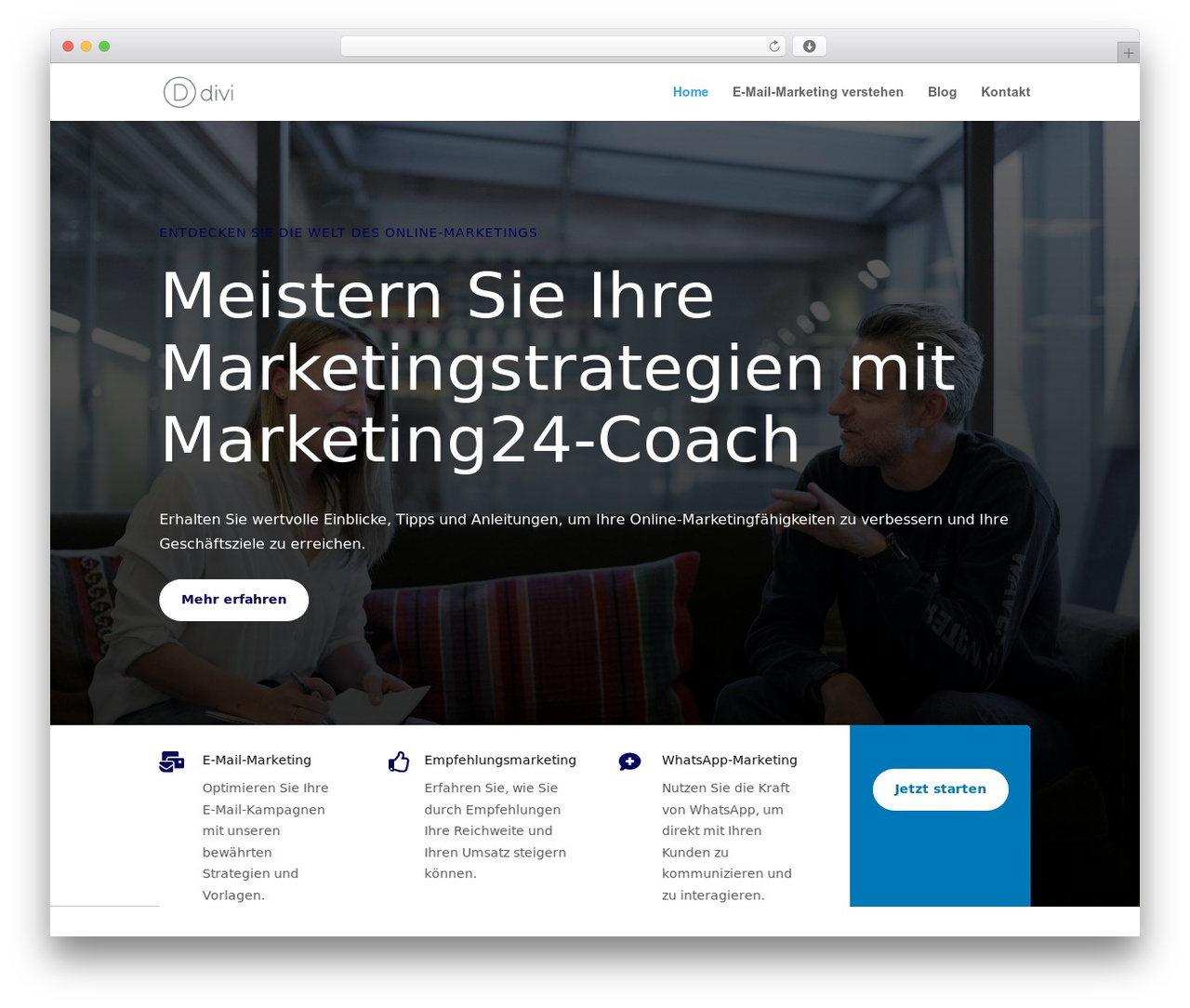 Theme WordPress Divi - marketing24-coach.de