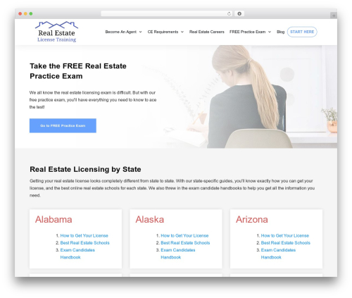 Thrive quiz builder WordPress plugin - realestatelicensetraining.com