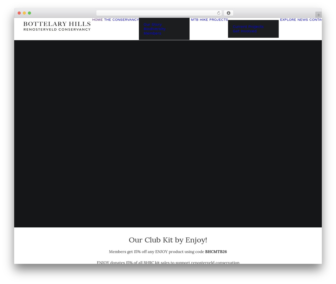 Uncode Child WordPress theme - bottelaryconservancy.co.za