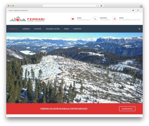 Pithree framework WordPress plugin - ferraribrusio.ch