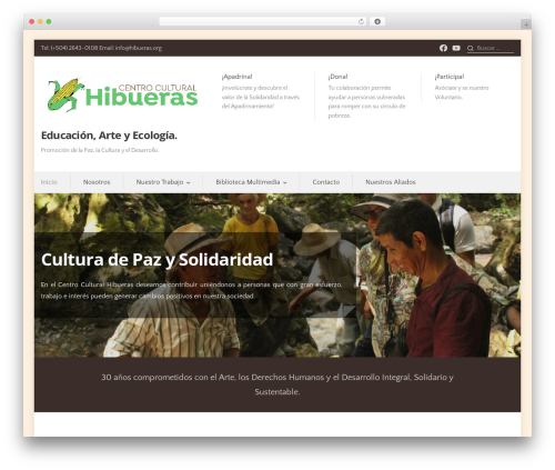 WordPress template Prosperity - hibueras.org