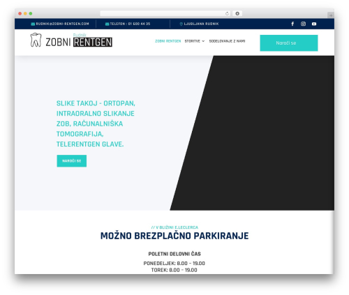 WordPress theme Divi - zobni-rentgen.com