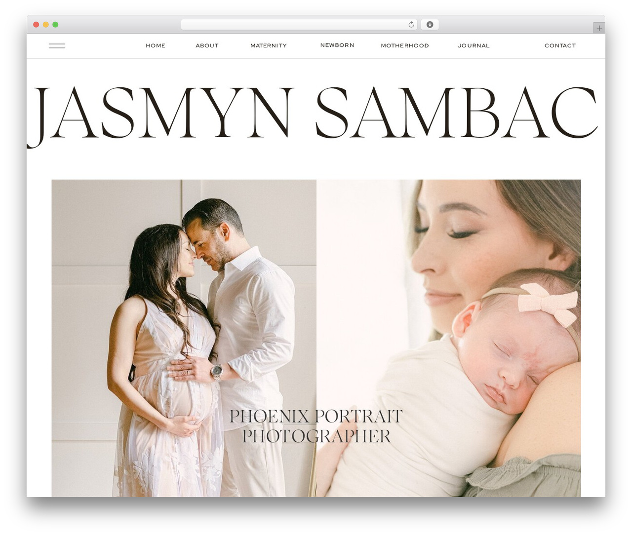 WordPress theme Showit - jasmynsambac.com