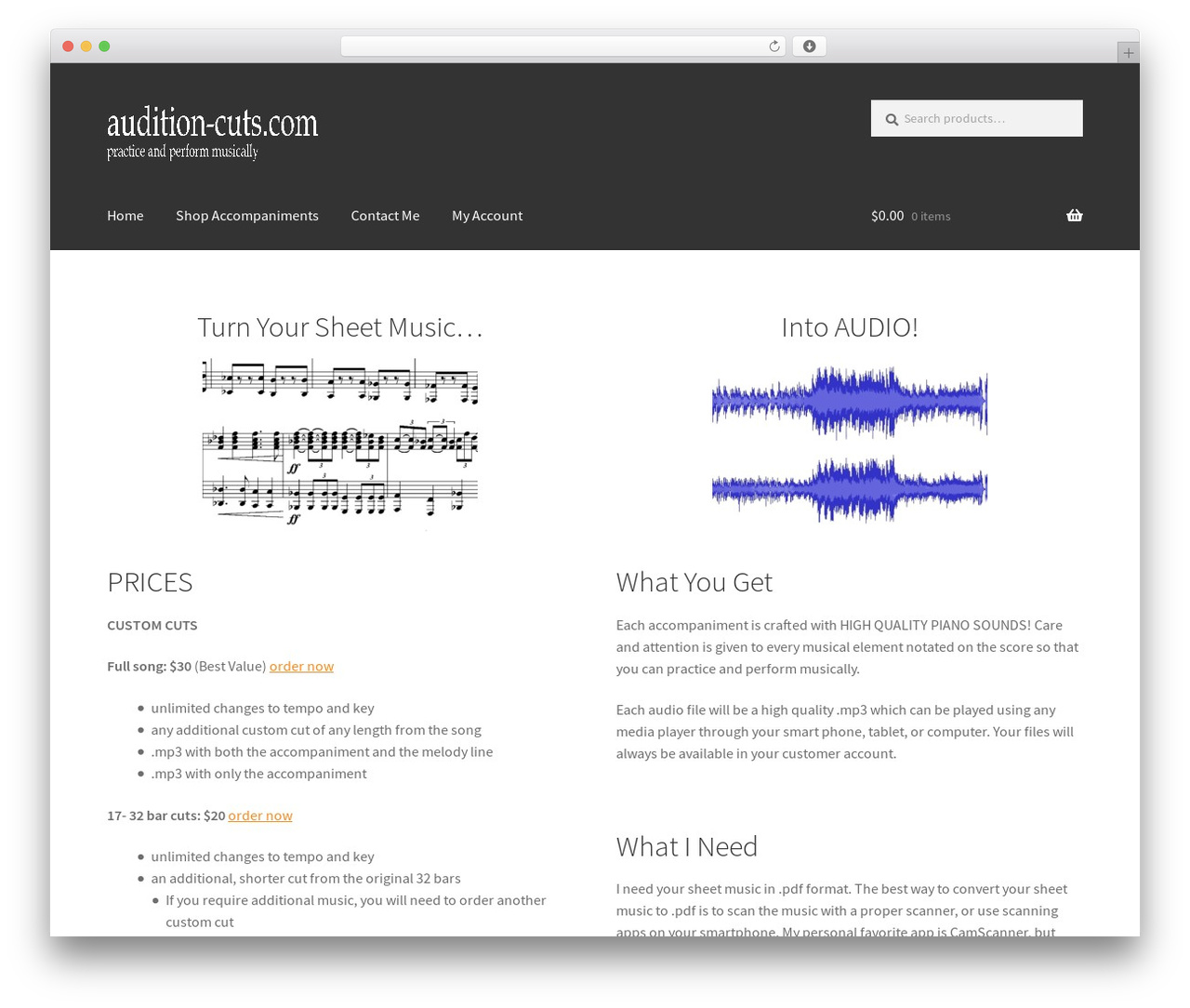 WordPress theme Storefront - audition-cuts.com WordPress theme Storefront - audition-cuts.com