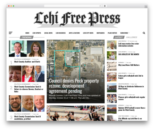Theia post slider WordPress plugin - lehifreepress.com