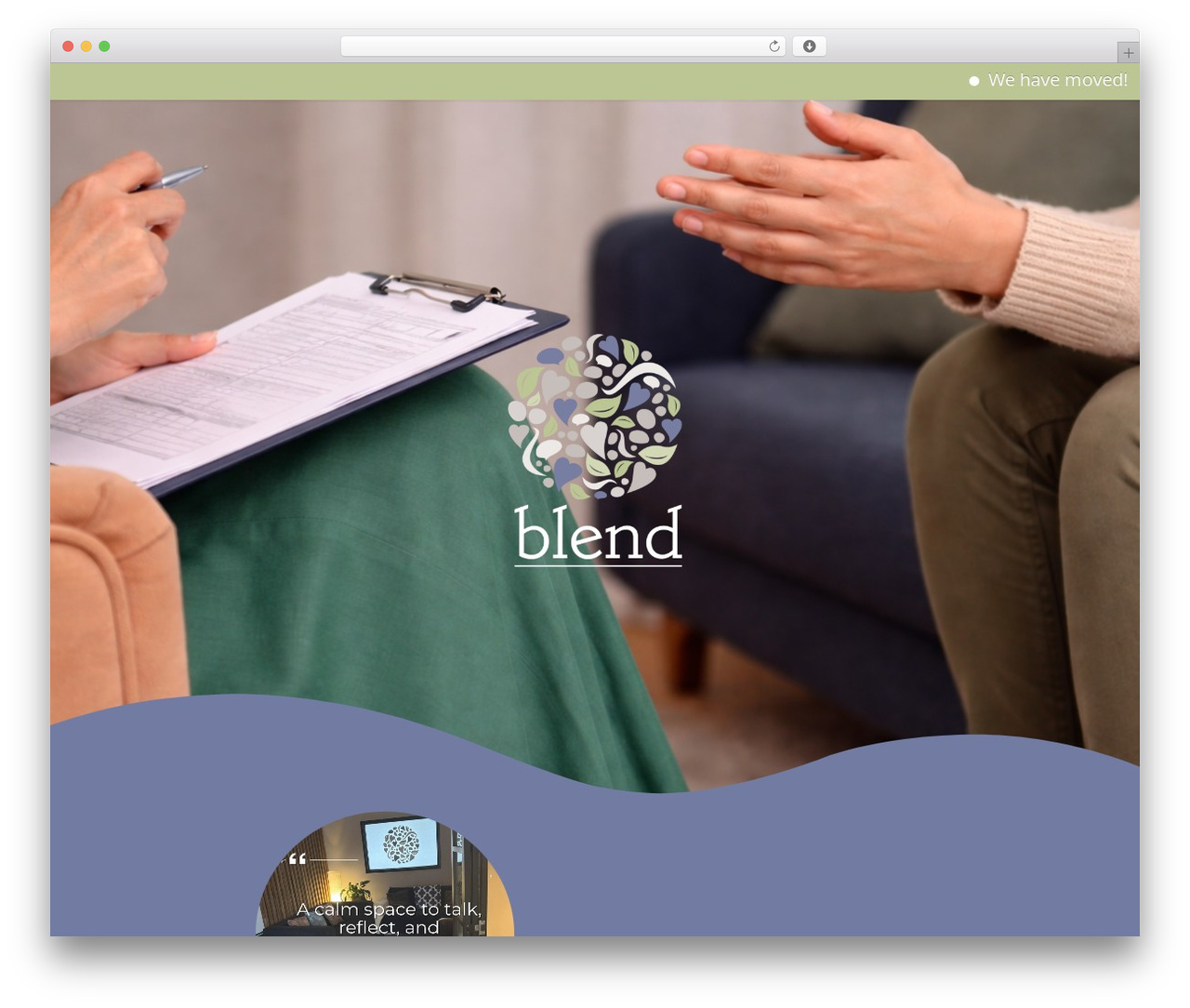 Blend WordPress theme - blendcentre.co.uk