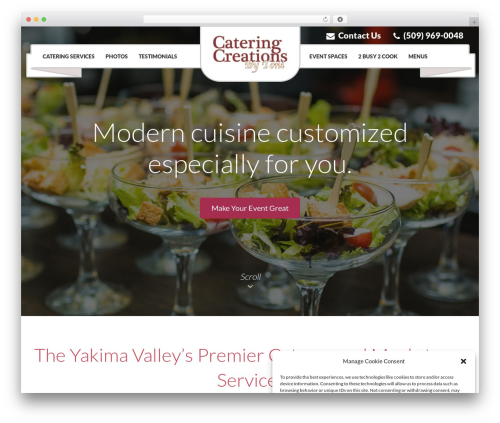 Catering WordPress theme - cateringcreationsbytoni.com Catering WordPress theme - cateringcreationsbytoni.com